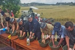 Mentan Beri Tutorial Pembuatan Biosaka di Sela Panen Padi