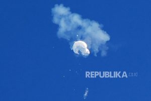 Militer Taiwan Temukan Sisa Pecahan Balon Cina