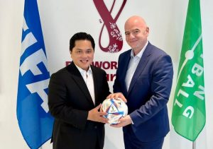 Infantino Terpilih Kembali, Erick Harap FIFA Terus Bantu Kemajuan Sepak Bola Indonesia