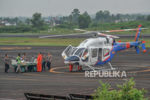 Upaya Evakuasi Kecelakaan Heli yang Ditumpangi Kapolda Jambi