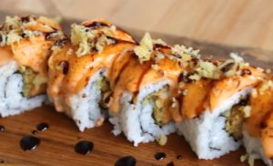 Mentai Sushi Roll Tanpa Salmon, Bahan Lokal Rasa Premium