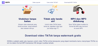 SSSTikTok, Download MP4 dan MP3 dari TikTok Mudah dan Cepat