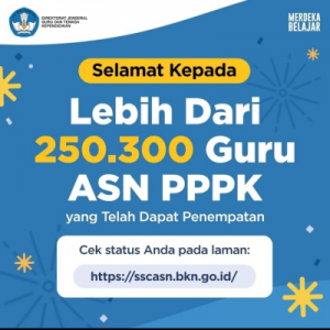 250.300 Guru Lulus Seleksi ASN PPPK Tahun 2022, Tahapan Berikutnya Apa ?