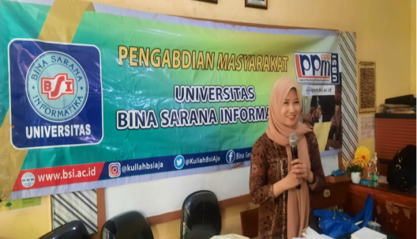 Dosen Universitas BSI kampus Margonda Depok menggelar Pengabdian Masyarakat (PM) di Yayasan Mathla’ul Anwar Satu, Kota Bogor, Jawa Barat, Rabu (08/03/2023). Foto : dok  