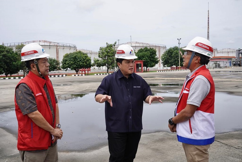 Erick Thohir: Pertamina Siap Pindahkan TBBM Plumpang ke Tanah Pelindo