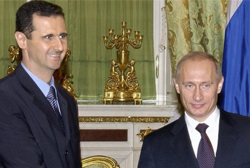 Presiden Suriah Bashar Assad Tiba di Moskow Untuk Bertemu Putin