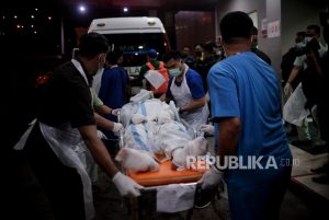 Proses Penanganan Korban Kebakaran Depo Plumpang di RSUD Koja