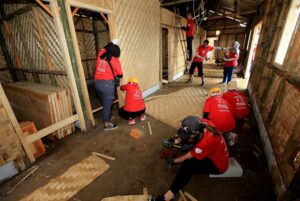 Prudential dan Prudence Foundation Bangun Hunian Sementara Bagi Korban Gempa Cianjur