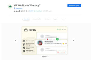 Apa Itu WA Web Plus for Whatsapp? Penjelasan dan Cara Instal di Chrome