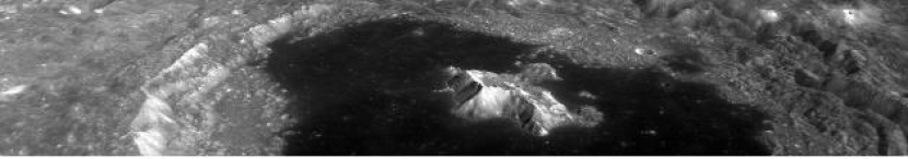 Foto kawah Tsiolkovskiy disediakan oleh Institut Penelitian Dirgantara Korea (KARI), diambil pada 22 Maret 2023, dengan kamera di atas pengorbit bulan Korea Selatan Danuri. Dok: Yonhap