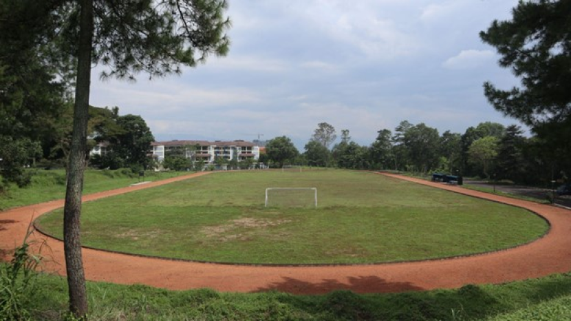 Fasilitas lapangan bola di ITB Kampus Jatinangor. Foto : itb