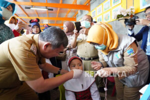 Dua Hari Sub-PIN Polio di Garut, 62 Ribu Balita Diimunisasi