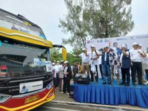 Gelar Mudik Bersama, PT Taspen Berangkatkan 60 Bus ke Sumatera dan Jawa