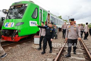 Jelang Mudik, Kapolda DIY Cek Kesiapan Jalur Kereta