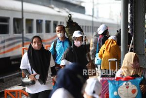 Kementerian BUMN Lepas 15 Ribu Peserta Mudik Bersama BUMN 2023 Moda Kereta Api