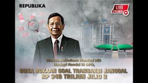 Mahfud Tegaskan tidak Ada Perbedaan Data Soal Dugaan TPPU