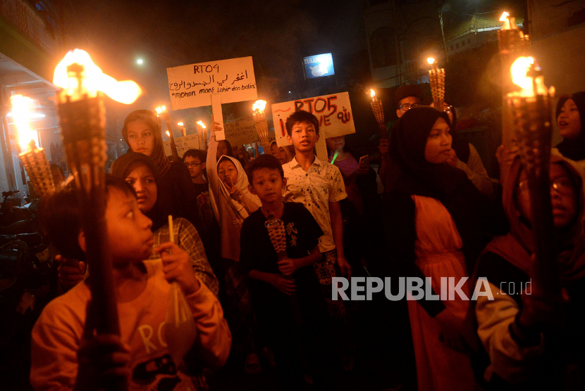 Pawai Obor dan Bedug Meriahkan Malam Takbiran di Jakarta