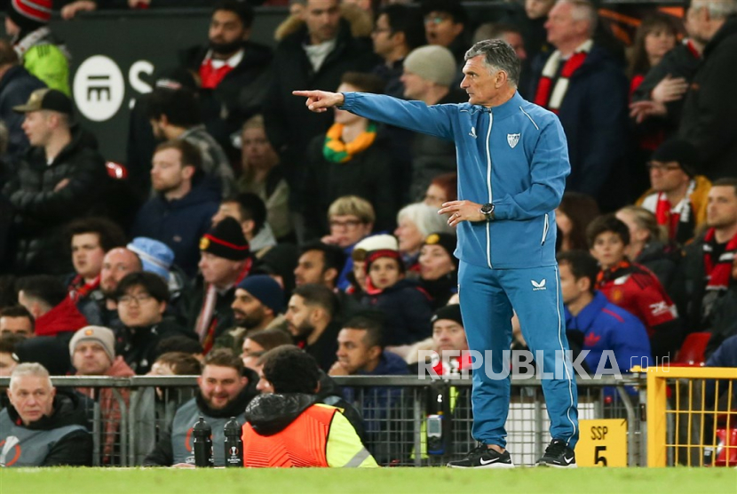 Pelatih Sevilla Kirim Peringatan ke MU Jelang Leg II Perempat Final Liga Europa