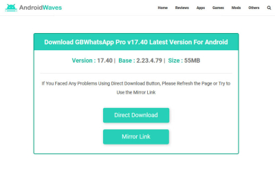 Download GB WhatsApp Pro v17.40 Latest Version, Link Androidwaves