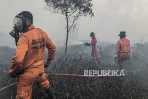 9 Ton Garam Disemai di Langit Riau untuk Atasi Karhutla