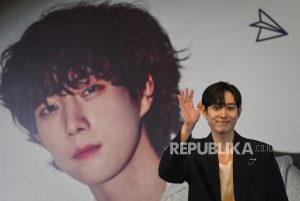 Aktor Kim Young Dae Sapa Penggemarnya di Jakarta