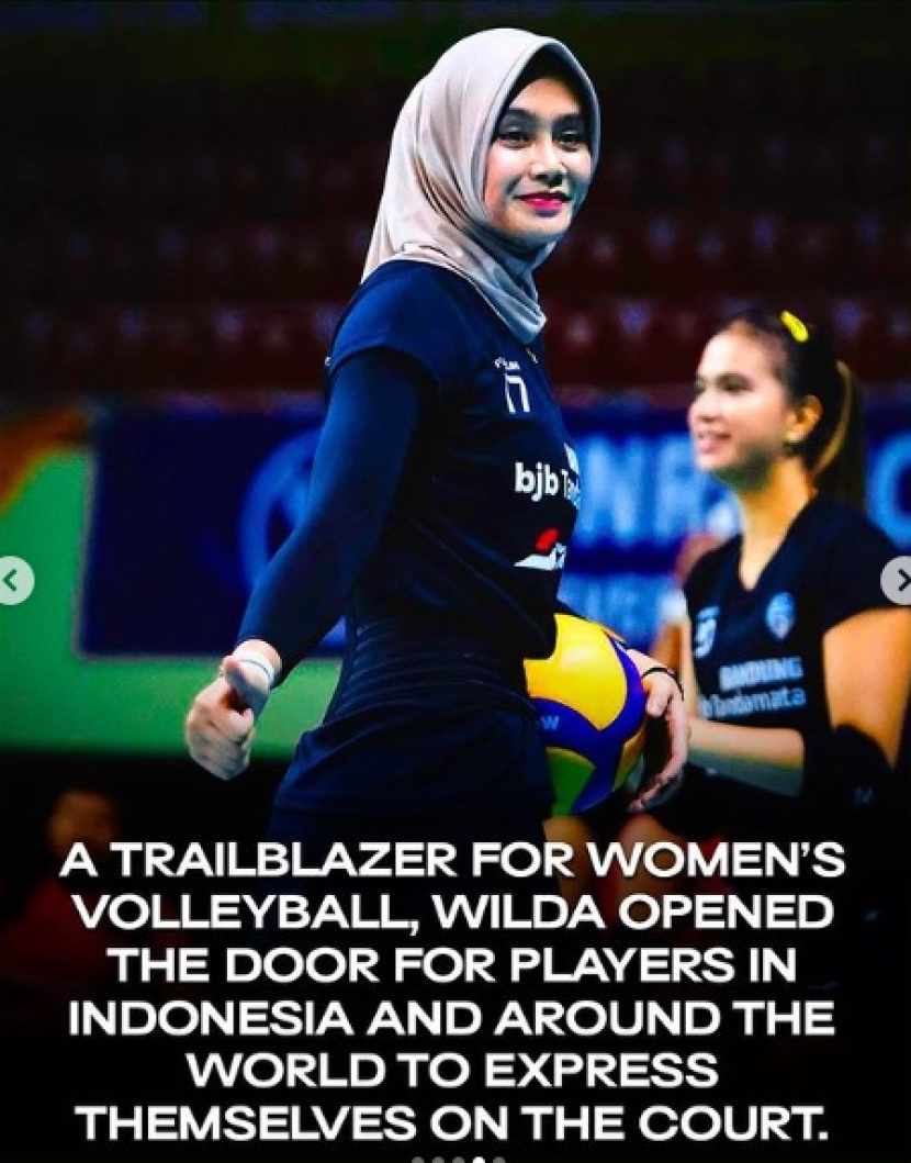 Wilda Siti Nurfadilah (Instagram/volleyballworld dan wildanurfadhilahh)