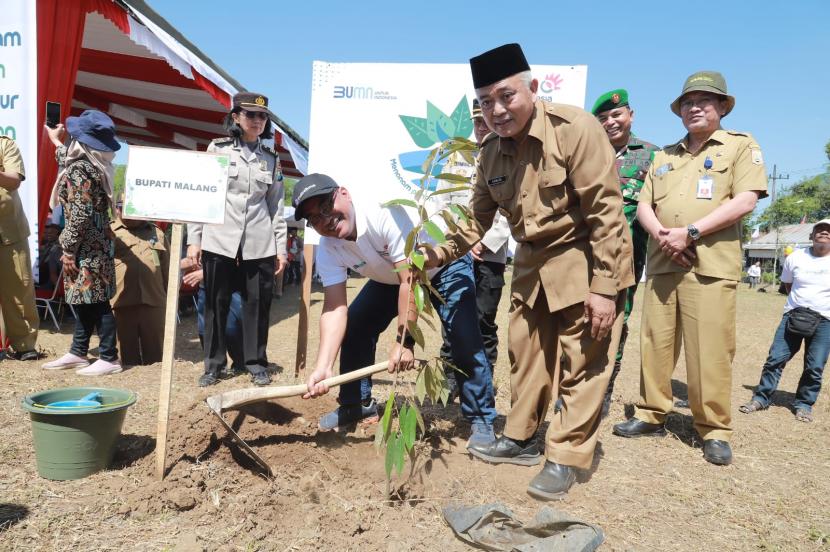 Cegah Degradasi Lingkungan, Lahan Kritis di Malang Ditanami 10 Ribu Bibit Pohon