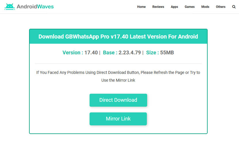 GBWhatsApp Pro v17.40.