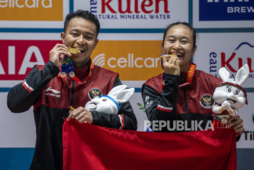 Indonesia Raih Medali Emas Bulu Tangkis Ganda Campuran SEA Games