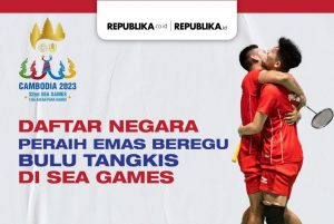 Ini Daftar Negara Peraih Emas Nomor Beregu Bulutangkis di SEA Games