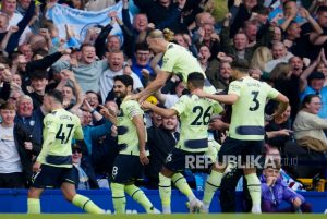 Manchester City Menang Telak 3-0 Atas Everton