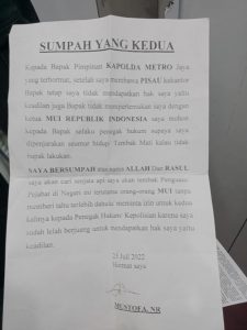 Mantu: Uang Rp 800 Juta Pelaku Penembakan MUI dari Sang Anak di Luar Negeri