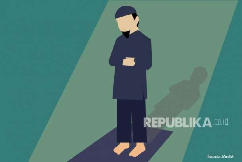 Ilustrasi sholat. Niat dan Doa Sholat Witir Beserta Tata Caranya. Foto: Republika/Mardiah