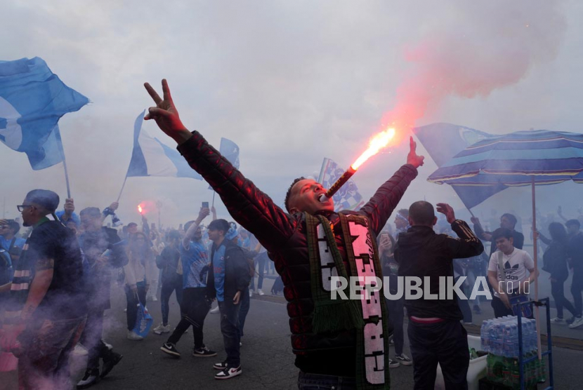 Tahan Imbang Udinese 1-1, Napoli Akhirnya Pastikan Raih Scudetto Seri A Liga Italia