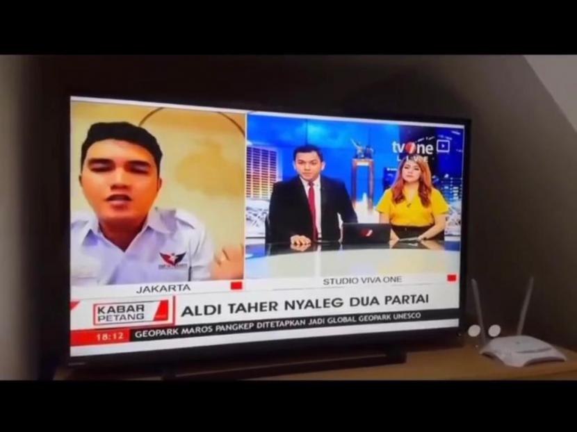 Video Kocak Aldi Taher Saat Wawancara Soal Pileg, Warganet: ‘Nangis Banget Gak Kuat’