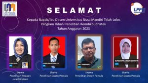 Empat Dosen UNM Lolos Program Hibah Penelitian Kemendikbudristek 2023