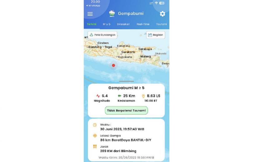 Gempa Terasa Hingga Tasikmalaya, Warga Khawatir Ada Gempa Susulan