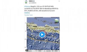 Kekuatan Gempa Bumi di DIY, Lima Kali Terjadi Susulan