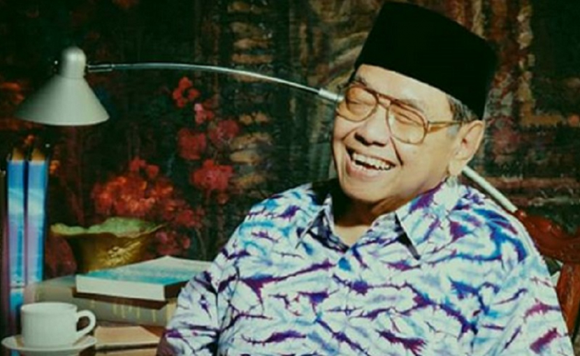 kH Abdurrahman Wahid alias Gus Dur. Gus Dur mengatakan semua yang ada di bumi ini milik Allah, jadi kambing kiai juga milik Allah. Foto: IST.