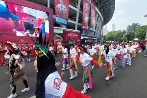 Kicir-Kicir dan Gethuk Jadi Lagu Pengantar Flashmob Simpatisan PDIP di Stadion GBK