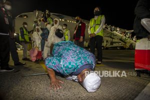 Kedatangan Jamaah Haji Kloter Pertama Asal Kabupaten Banjar