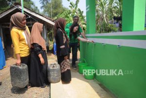 Pembangunan Akses Air bersih, Manulife Bantu 25 KK di Ridogalih