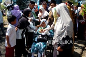 Kedatangan Jamaah Haji di Tegal