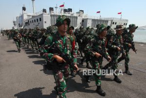 Apel Gelar Pasukan Latihan Gabungan TNI 2023