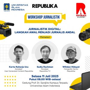 Angkat Tema Jurnalistik Digital, Republika Academy Siap Hadir di UII