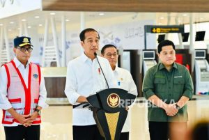 Dampingi Jokowi, Erick: Alhamdulillah Geliat Bandara Kertajati Meningkat