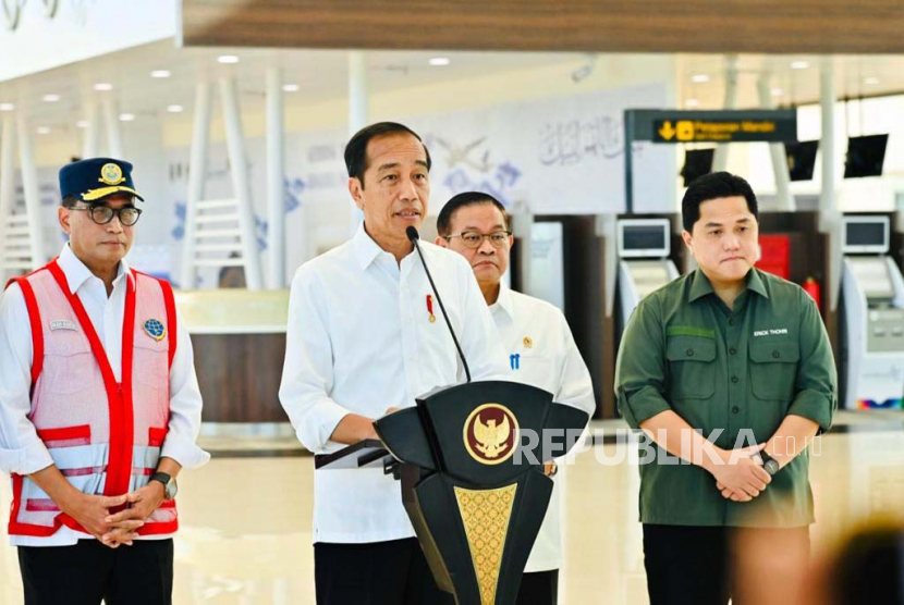 Dampingi Jokowi, Erick: Alhamdulillah Geliat Bandara Kertajati Meningkat