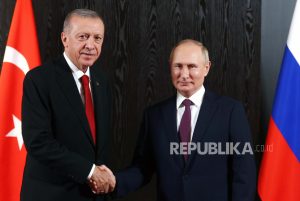 Erdogan dan Putin akan Bahas Upaya Pemulihan Kesepakatan Koridor Laut Hitam