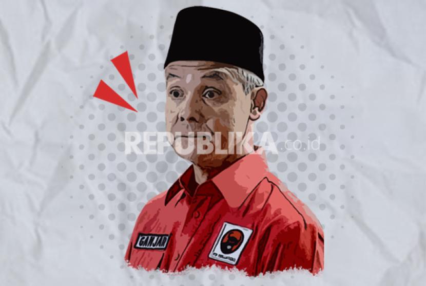 Infografis Ganjar Digoyang? | Republika Online