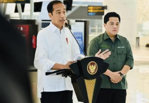 Jokowi Apresiasi Gagasan Erick Thohir Seleksi Pemain U-17 di 10 Kota